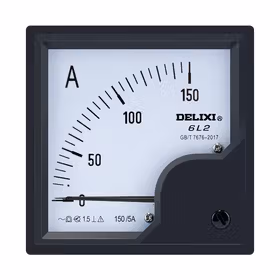 德力西电气 模拟指示电测量仪表；6L2 电流表 150/5