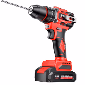 梦多福无刷手电钻锂电池手枪钻电动螺丝刀家用充电电钻冲击钻电动工具箱
