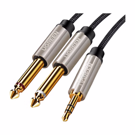 绿联UGREEN 3.5转双6.5音频线 40793 3米