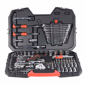 得力 120+8件6.3&times;10&times;12.5mm系列汽车维修综合组套  ；DQ01128