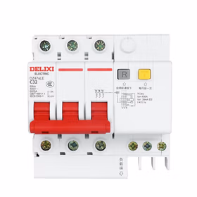 德力西电气 小型漏电保护断路器；DZ47sLE 3P C 32A
