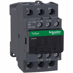 施耐德电气 国产TeSys D系列三极交流接触器 直流线圈,32A,24VDC；LC1D32BDC