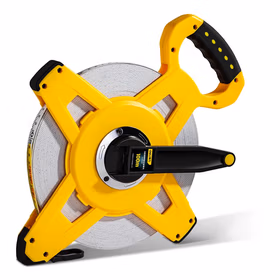 得力 架式皮卷尺三倍速塑壳   100mx14.5mm；DL98100B