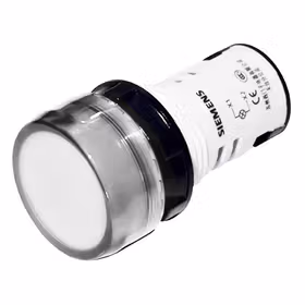 西门子 一体型信号灯,22mm,塑料,圆形,集成LED,220VDC白色；3SB6217-6AA60-1AA0