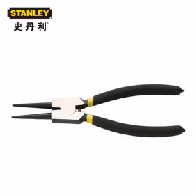 史丹利 德式轴用直嘴卡簧钳7寸；84-334