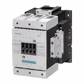 西门子 接触器380...420VUC  55kW 操作辅助触点2个常开触点+2个常闭触点,3极规格S6带接线盒,传统操作机构螺丝端子；3RT50541AV36