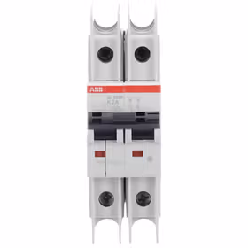 ABB 微型断路器,极数:2；SU202M-K2