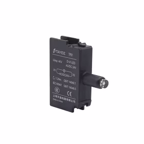 上海天逸电器 指示灯按钮附件,带灯片；TPB1D-VI-AC110V/W