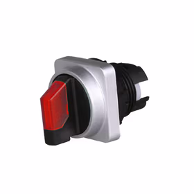 上海天逸电器 二位置自复位方形带灯长柄旋钮按钮头；LA42XLD2AF/R