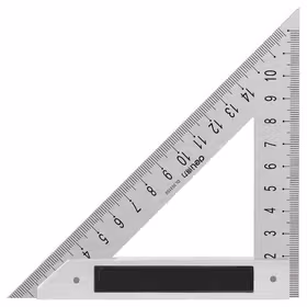 得力 三角尺铝压铸   150mm；DL303150