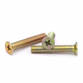 惠象 4.8级 十字沉头机螺钉 GB819-76（厂标） 全螺纹 彩锌 M4-0.7*6