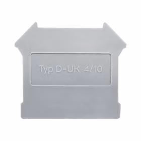 惠象 接线端子附件 端板；D-UK4/10,20个/包；