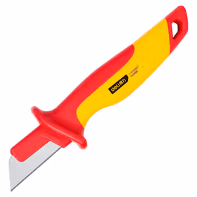 得力 绝缘直平型电缆刀   185mm；DL515185