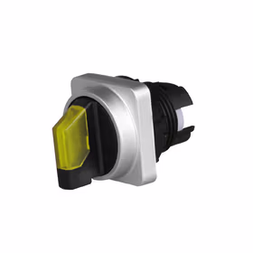 上海天逸电器 三位置自复位方形带灯短柄旋钮按钮头；LA42XD3AF/Y