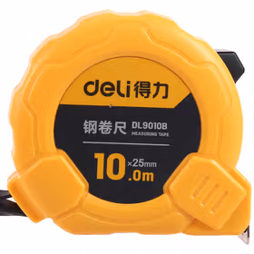 得力 钢卷尺   10mx25mm；DL9010B