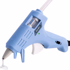 得力 儿童款热熔胶枪套装20W(带10支胶棒)；DL390021（新旧交替，随机发货）