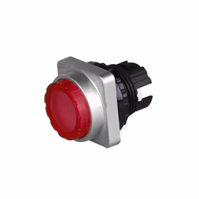 上海天逸电器 方形自锁带灯凸头按钮头；LA42TSDF/R