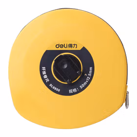 得力 皮卷尺纤维   50mx12.5mm；DL9850