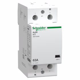 施耐德电气 标准接触器；iCT 2NO 220~240V 63A