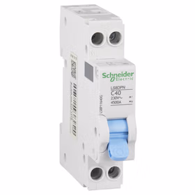 施耐德电气 LS8 DPN"相线+中线"小型断路器 4.5kA 1P+N C 40A 230V