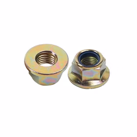 惠象 8级 非金属嵌件锁紧六角法兰螺母（淬火） DIN6926 彩锌 1个 M6-1