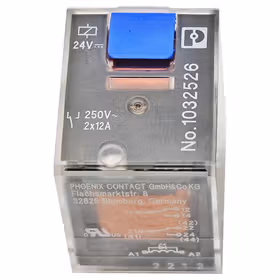 菲尼克斯 单个继电器；REL-IR-BL/L-24DC/2X21