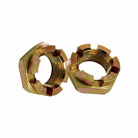 惠象 8级 六角开槽螺母（淬火） GB9457A 彩锌 1个 M36-3