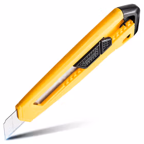 得力 塑壳美工刀   18mm；DL018B