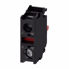 西门子 触点模块带1个开关元件,1NC,螺栓型端子连接,用于前面板安装,；3SU14001AA101CA0