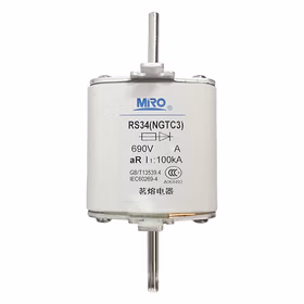 茗熔 方管刀型触头熔断器；RS34 aR 690V/500A