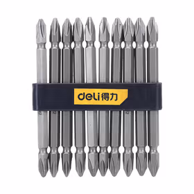 得力 6.3mm高扭力旋具批头S2   PH2&times;100mm；DL6903