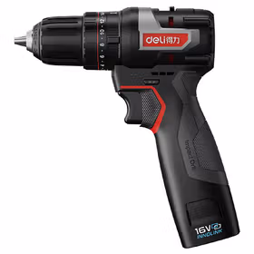 得力 专业级 16V 45Nm  锂电冲击钻；DE-CZ16-1D2（两电一充 2.0）