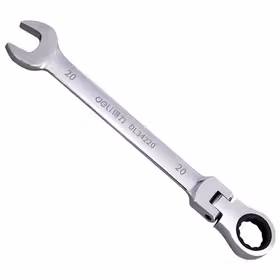 得力 镜面活头两用棘轮快扳   20mm；DL34220