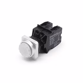 上海天逸电器 方形凸头按钮,白色；LA42TF-10/W