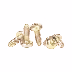 惠象 450HV级 梅花盘头三角牙自锁螺钉 DIN7500PE 全螺纹 彩锌 M6-1*10