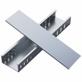 佐佑众工 镀锌桥架线槽金属电缆线槽托盘式桥架钢制铁线槽槽盒宽50mm*高50mm*厚0.6mm 1米价 公差1.5cm