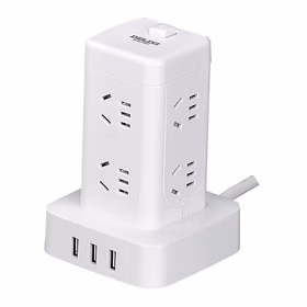 德力西电气 立式插座8个五孔3个U口 1.7M；CDKUL08U31P7