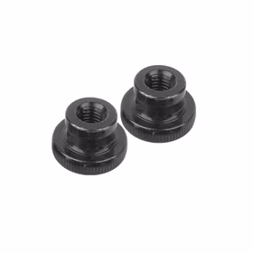 惠象 4级 滚花高螺母 GB806 黑锌 1个 M10-1.5