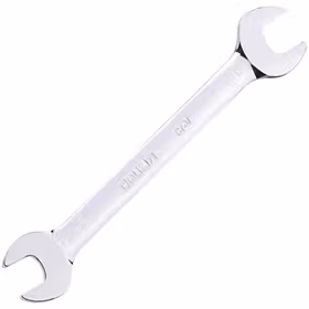 得力 镜面双开口扳手铬钒钢   8x10mm；DL33308