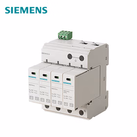 西门子 电涌保护器T1/T2,UN240/400V,UC335/264VA.C.,保护组件可插拔,3+1电路（TN-S,TT）,宽度72mm带遥信；5SD74143
