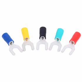 惠象 冷压端子,叉型预绝缘端头; SV1.25-5S 红色,100个/包,紫铜 国标;