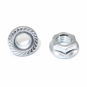 惠象 4级 六角法兰螺母 DIN6923 白锌 1个 M5-0.8