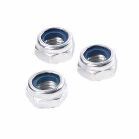 惠象 4级 非金属嵌件六角锁紧加厚螺母 DIN982 白锌 1个 M5-0.8