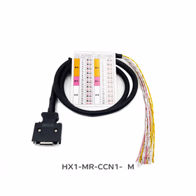 惠象  CN3信号线 适用三菱MR-JE-B\MR-J3-B\MR-J4-B\MR-J5-B驱动器  20芯 长度0.5m；HX1-MR-CCN1-0.5M