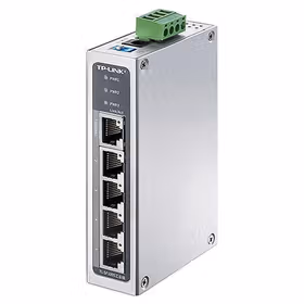 TP-LINK/普联 工业级交换机,5个百兆RJ45口,-40℃-75℃宽温工作,抗电磁干扰；TL-SF1005工业级
