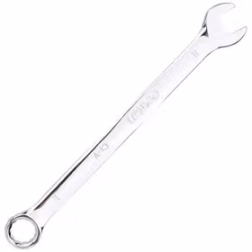 得力 镜面两用扳手铬钒钢   11mm；DL33111