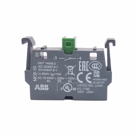 ABB 模块化按钮指示灯附件(一常开触点)；MCB-10 国产