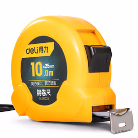 得力 钢卷尺10mx25mm；DL281025（新旧交替，随机发货）