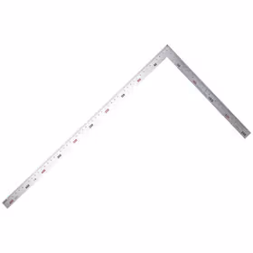 得力 钢拐尺   250x500mm；DL7150