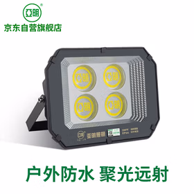 亚明 9090投光灯led射灯户外照明防水工业车间室外探照灯6500K白光200W
